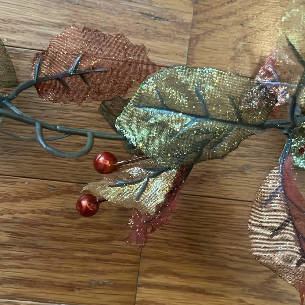 Christmas floral garland
